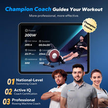 Load image into Gallery viewer, Rowing Machine, MERACH Bluetooth Magnetic Rower Machine (Electric-Adjust (Plug-in))
