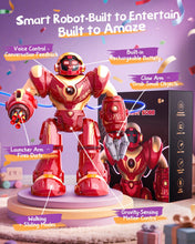 Load image into Gallery viewer, Smart Robots for Kids, Large STEM Programmable RC Robot, with Voice Control, APP Control, LED Eyes
