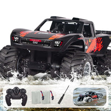 Load image into Gallery viewer, Waterproof Monster Trucks for Boys, 2.4G Amphibious Rc Car, 1:16 Scale All-Terrain Rc Boat for Boys &amp; Adults, 4WD, Orange
