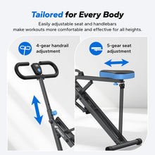 Load image into Gallery viewer, Squat Machine, MERACH R07 2 in 1 Squat Rowing Machine - Grey
