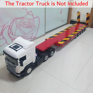 1/14 Metal 5-Axle Trailer Semi-Trailer for RC Tractor Truck Construction Vehicle for Adult Hobby