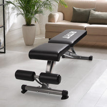 Load image into Gallery viewer, RitFit Adjustable/Foldable Utility Weight Bench for Home Gym, Weightlifting and Strength Training - Bonus Workout Poster with 35 Total Body Exercises
