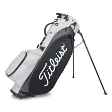 Load image into Gallery viewer, Titleist Players 5 Gray/Graphite/Black Golf Stand Bag with Premium Double Strap, 5-way Top Cuff, and External Drink Sleeves
