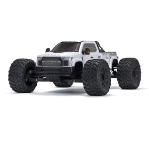 RC Truck Big Rock 6S 4WD BLX 1/7 Monster Truck RTR (Battery and Charger Not Included) White, ARA7612T3