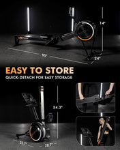 Load image into Gallery viewer, GMWD Air Rowing Machines for Home - Russet Orange

