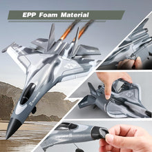 Load image into Gallery viewer, 4DRC G1 RC Plane 2.4GHz 4 Channel 6-axis Gyro Stabilizer RTF Glider Aircraft Plane Jet Fighter Toys, Easy to Fly,2 Battery
