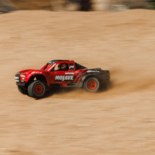 Load image into Gallery viewer, ARRMA RC Truck Mojave GROM 4x4 Smart Small Scale Desert Truck, RTR (with Battery and Charger Included) Red/Black ARA2104T1
