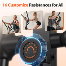 Load image into Gallery viewer, Niceday Elliptical Exercise Machine, Elliptcal Machine for Home, 15.5IN Stride Elliptical Machine, Elliptcal Training Machine with 16 Level Resistance, 400LBS Loading Capacity
