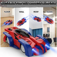 Load image into Gallery viewer, Wall Climbing Remote Control Car, Dual Mode 360° Rotating RC Stunt Cars with Headlight, Rechargeable Toys
