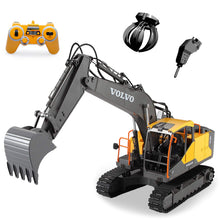 Load image into Gallery viewer, Remote Control Excavator 1/16 Scale 3 in 1 RC Excavator Shovel Loader Digger Toy with 2 Tools,17 Channel Full Functional
