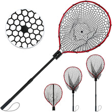 Load image into Gallery viewer, SEASPRO Red All-Metal Telescoping Net – Silicone, 59", Aluminum
