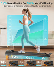 Load image into Gallery viewer, Rayspace Walking Pad with 12% Incline - Black
