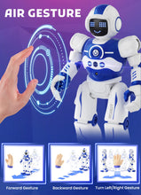 Load image into Gallery viewer, Robot Toys for Kids, Programmable Remote Control Smart Walking Dancing Robot Toy with Gesture &amp; Sensing
