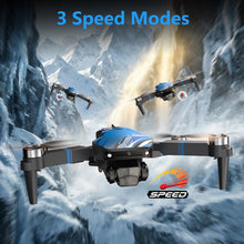 Load image into Gallery viewer, FPV Drone with Camera for Adults LCD Screen RC Foldable Mini Drones for Kids Beginners, Brushless Motor 270° Obstacle Avoidance, Support 32G SD Card MAX Under 250G Gift for the Children Boys and Girls
