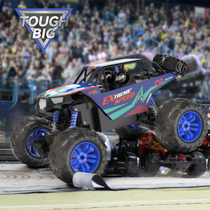 Large 1:8 Scale Upgraded RC Cars Remote Control Car for Adults Boys, Off Road Monster Truck with Realistic Sound, 2.4Ghz 4WD