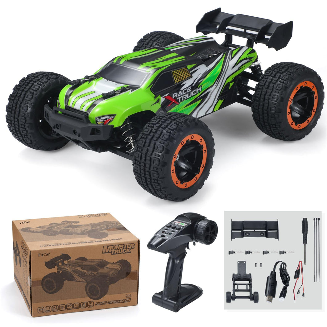 Remote Control Car 1:16 Scale 4X4 Brushless Fast RC Cars for Adults, High Speed 45 KPH, Hobby Electric Off Road