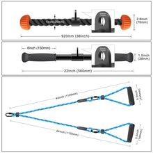 Load image into Gallery viewer, Kipika 48" Cable Pulley System Ceiling Mounted Pull Up Bar
