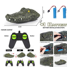 Load image into Gallery viewer, 2.4GHz Remote Control Crocodile Head Boat for Pools and Lakes High Simulation Alligator Head RC Boats Prank Toys
