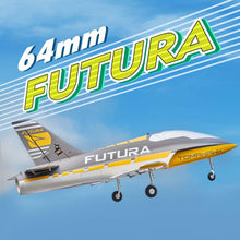 Load image into Gallery viewer, FMS Rc Jets Futura 64MM EDF Sport Jet Yellow rc Airplanes for Adults for Trainers EDF for Beginners
