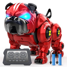 Load image into Gallery viewer, Robot Dog for Kids, Remote Control Robot Rechargeable Programing Stunt Robo Dog with Sing, Dance, Touch Function, Red

