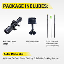 Load image into Gallery viewer, TenPoint Phantom De-Cock, Vektra - 400 FPS - Our Lightest Reverse Draw Crossbow Ever - Equipped with Pro-View 400 Lighted Scope + ACUdraw De-Cock System
