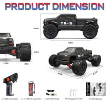 Load image into Gallery viewer, 1/16 Scale All Terrain RC Car, 40KPH High Speed 4WD Electric Vehicle with 2.4 GHz Remote Control, Waterproof, 1800mAh Li-Po
