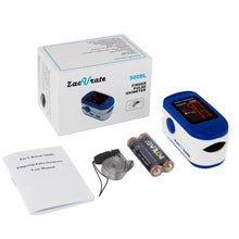 Load image into Gallery viewer, Zacurate 500BL Fingertip Pulse Oximeter Blood Oxygen Saturation Monitor
