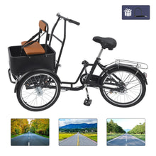 Load image into Gallery viewer, Bruce &amp; Shark Multi-Purpose 3 Wheel Tricycle with Basket, 20 Inches Wheel,Rear Brake,Bearing Weight 330lbs

