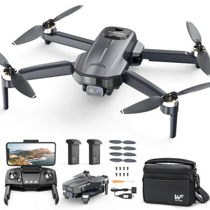 Drones with Camera for Adults 4k, WF31 GPS RC Drone FPV Foldable Quadcopter for Beginner with Brushless Motor, 5G Wi-Fi Transmission, Auto Return