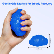 Load image into Gallery viewer, FitBeast Grip Strength Trainer Kit, Digital Grip Strength Tester with Dual-Resistance Ring &amp; Soft Stress Ball for Recovery, Therapy &amp; Hand Strength Improvement (Hand Rehab 3-in-1 Kit)
