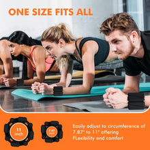 Load image into Gallery viewer, Wrist Weights, Ankle Weights Adjustable Wrist Weighted Bracelet Set of 4 (2LB Each)- Black
