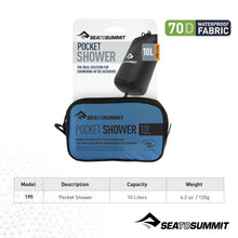 Load image into Gallery viewer, Sea to Summit Lightweight Pocket Shower for Camping and Travel
