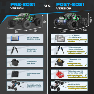 1:18 Scale All Terrain RC Car 18859, 36 KPH High Speed 4WD Electric Vehicle with 2.4 GHz Remote Control, 4X4 Waterproof Off-Road