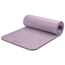 Load image into Gallery viewer, Retrospec Solana Yoga Mat 1" Thick with Nylon Strap for Men &amp; Women - Non Slip Exercise Mat for Home Yoga, Pilates, Stretching, Floor &amp; Fitness Workouts, Violet Haze

