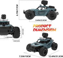 Load image into Gallery viewer, RC Cars DE36W Remote Control Car with 1080P HD FPV Camera, 1/16 Off-Road High Speed Monster Trucks for Kids Adults 60 Min Play
