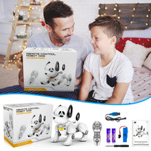 Load image into Gallery viewer, Remote Control Robot Dog Toy, RC Dog Programmable Smart Interactive Robotic Pets, RC Stunt Robot Toys Deg Imitates Animals Music Dancing
