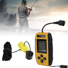 Load image into Gallery viewer, Rcniso Ultrasonic Fish Finder, Portable Handheld Sonar Sensor with 25ft Cable, Sensitivity Selectable, Auto Alarm, for Offshore Ice Lake Sea River Fishing
