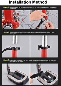 18" Adjustable Height Balance Unicycle for Learning, Training, Weight Loss & Physical Fitness – Safe & Comfortable Design