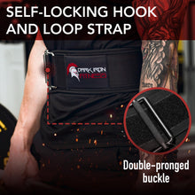 Load image into Gallery viewer, Dark Iron Fitness SM Self-Locking Weight Lifting Belt - Black
