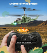 Load image into Gallery viewer, Remote Control Helicopter, Military RC Helicopters with Cool Appearance Design, Upgraded Protection Function, Altitude Hold
