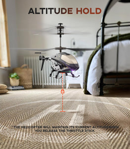 RC Helicopter Toy, RC Helicopter with 16Mins(2 Batteries),Altitude Hold, One Key Take Off/Landing,3.5 Channel, Gyro Stabilizer, RC Airplane Toys