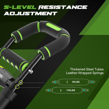 Load image into Gallery viewer, Vlangs Twister Arm Trainer for Men, Adjustable Chest Workout Equipmentwith LED Timer-Green
