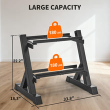 Load image into Gallery viewer, TomCare Dumbbell Rack Stand Only, 2-Tier 33 IN Length Adjustable Weight Rack  (Dumbells not included)
