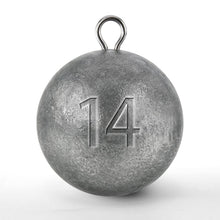 Load image into Gallery viewer, Dr.Fish 2pk Cannonball Sinkers Saltwater Trolling Downrigger Weights 40oz
