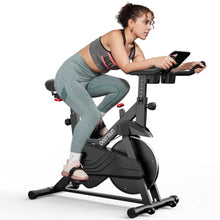 Load image into Gallery viewer, DeerRun Exercise Bike, Indoor Cycling Bike with Adjustable Magnetic Resistance-BlackRed
