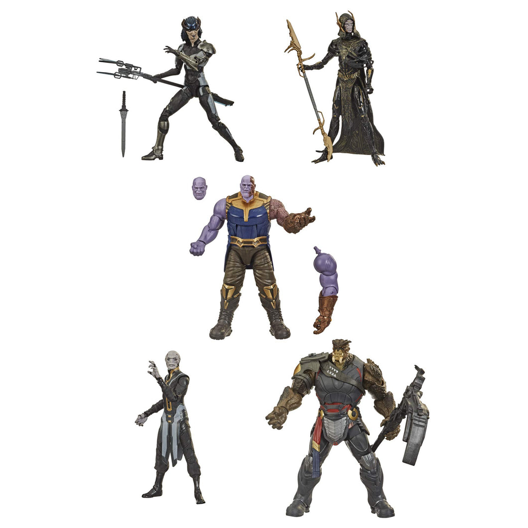 Legends Series Toys 6-Inch Collectible Action Figure 5-Pack The Children of Thanos, 5 Figures, Premium Design