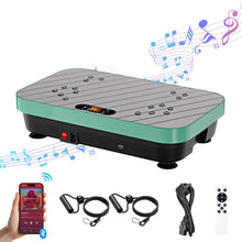 Load image into Gallery viewer, Vibration Plate Exercise Machine: TISSCARE Vibrating Plates for Weight Loss and Lymphatic Drainage, 400lbs Shake Plate Whole Body Workout Platform for Home Fitness Fat Burner Gifts（Green）
