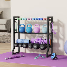 Load image into Gallery viewer, VOPEAK 3-Tier Adjustable Dumbbell Rack, 31-Inch Weight Rack ,400LB Capacity (Rack Only)
