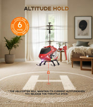 Load image into Gallery viewer, RC Helicopter for Kids and Beginners, Remote Control Helicopter with Altitude Hold, 2 Speed Modes, Whole Alloy Toy
