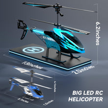 Load image into Gallery viewer, RC Helicopters Big Remote Control Helicopter for Kids Adults with 7+1 LED Light Modes, 30Mins Flight, Upgraded Altitude Hold,3.5 Channel
